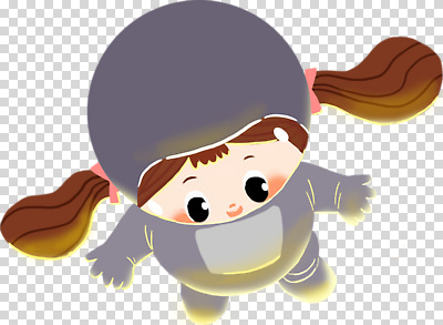 편집이미지 캐릭터 긴머리 디자인 컬러 놀이 하늘 운동복 귀여움 비행 아기 즐거움 PNG 상상력 헤어스타일 옷 감정 컨셉 사람 파일형식