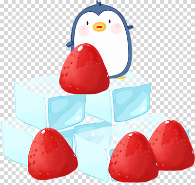 자연요소 계절 감정 과일 조류 파일형식 펭귄 얼음 딸기 캐릭터 여름 탐험 즐거움 컬러 음식 편집이미지 PNG