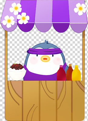 식기 계절 꽃 음식 컨셉 조류 맛 파일형식 펭귄 캐릭터 시장 겨울 판매 귀여움 그릇 컬러 매대 방울꽃 달콤 디저트 편집이미지 PNG