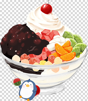 편집이미지 과일 아이스크림 디저트 여름 달콤 크림 즐거움 빙수 팥 팥빙수 PNG 맛있는 계절 감정 음식 맛 파일형식 컨셉