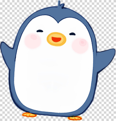 동물 편집이미지 캐릭터 손 컬러 하늘색 털 웃음 귀여움 흰색 아기 펭귄 팔 PNG 활용 컨셉 조류 표정 사람 신체부위 파란색 파일형식