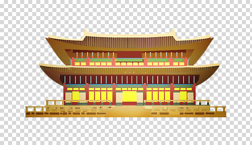 건축물 건축 아시아 컬러 여행 고건축 파일형식 궁전 한국 금색 문화재 관광지 뷰티풀 디자인 창문 전통 지붕 시선 편집이미지 PNG