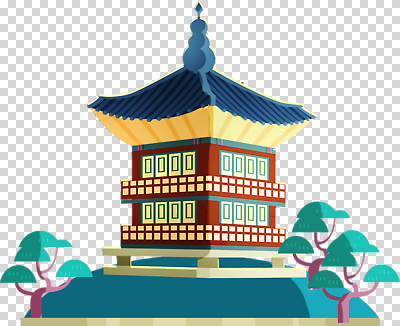 식물 건축물 건축 아시아 생태계 파일형식 전통 나무 숲 한국 뷰티풀 문화 건물 디자인 자연 모양 컬러 장식 조경 편집이미지 PNG