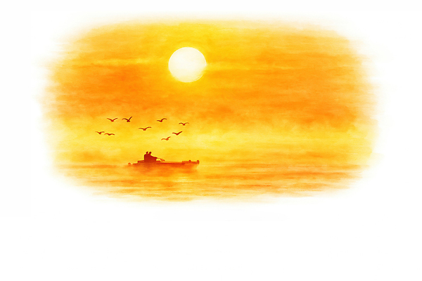 JPG 여유 물결 바다 여행 일러스트 자연 하늘 풍경 태양 평화 가을풍경 일몰 산책 어선 수면 저녁 어부 그림 조용 수평선 국내일러스트 AI일러스트 AI콘텐츠 자연요소 직업 감정 컨셉 배_교통 휴식 물 노을 야간 생태계 파일형식 가을_계절