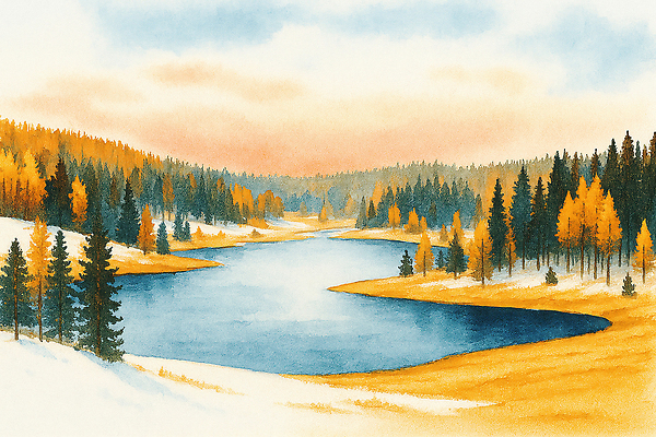 JPG 나무 호수 컬러 겨울 일러스트 자연 하늘 산 풍경 물 여름 숲 조용 뷰티풀 풍경화 차분 국내일러스트 AI일러스트 AI콘텐츠 자연요소 식물 계절 컨셉 그림 생태계 파일형식