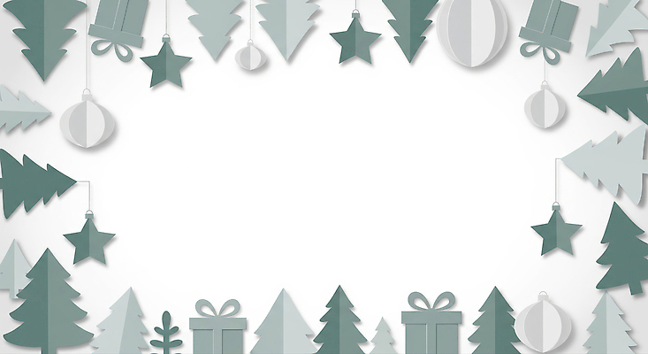 자연요소 식물 편집이미지 계절 기념일 컨셉 파일형식 크리스마스 장식 겨울 백그라운드 나무 별 선물 아기자기 분위기 연말 축제 핸드메이드 컬러 JPG 페이퍼아트 이미지편집