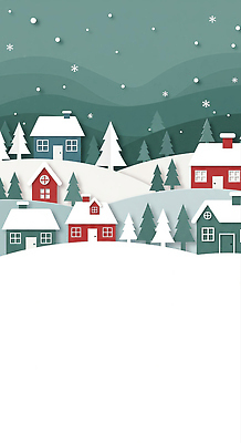 식물 편집이미지 계절 기념일 컬러 컨셉 건물 생태계 파일형식 겨울 마을 주택 산 나무 풍경 뷰티풀 흰색 파란색 크리스마스 자연 평화 조화 JPG 페이퍼아트 이미지편집