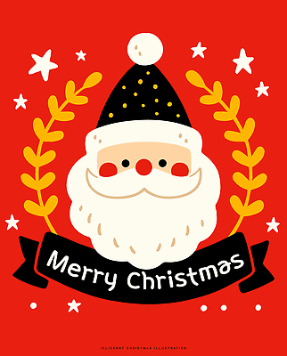 캐릭터 디자인 별 크리스마스 겨울 일러스트 사랑 웃음 장식 빨간색 친구 크리스마스트리 산타클로스 기쁨 축하 메시지 휴일 국내일러스트 AI파일 자연요소 계절 기념일 감정 컬러 컨셉 관계 표정 파일형식 벡터