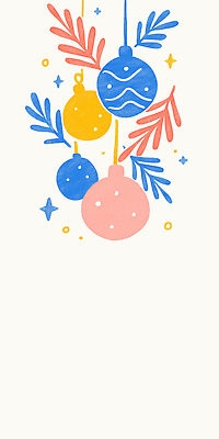 기념일 컬러 컨셉 크리스마스장식 무늬 채소 미술 파일형식 장식 공 수채화 디자인 백그라운드 가지 아기자기 따뜻함 크리스마스 예술 창작 창의력 드로잉 파란색 노란색 분홍색 초록색 패턴 국내일러스트 JPG 일러스트 오너먼트