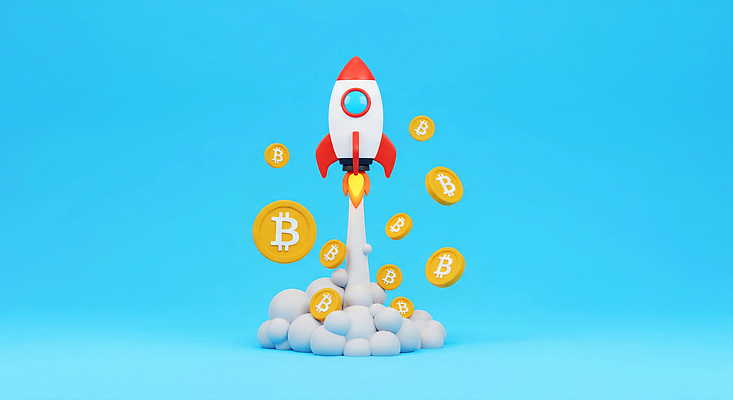 문자 컨셉 돈 비즈니스 금융 경제 3D 재산 파일형식 4차산업 가상화폐 로켓 발사 스테이블코인 상승 기호 투자 혁명 기술 디지털 블록체인 시장 편집3D 편집이미지 JPG