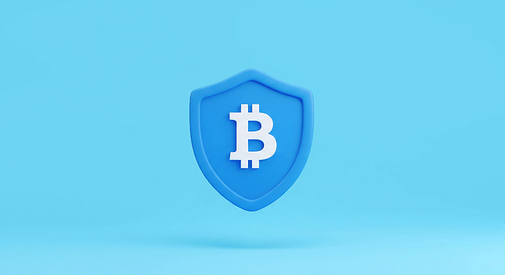 컬러 컨셉 돈 비즈니스 금융 경제 3D 파일형식 4차산업 가상화폐 스테이블코인 방패 보호 파란색 그래픽 디자인 안전 재정 디지털 투자 기술 상징 편집3D 편집이미지 JPG 블록체인