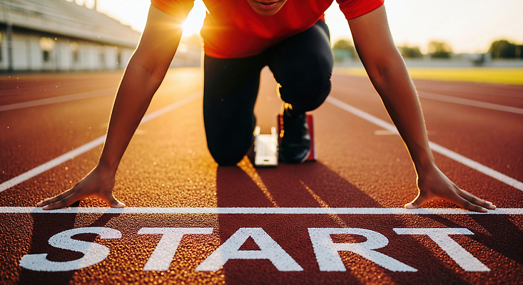 자연요소 감정 스포츠 컨셉 스포츠시설 모션 건강 공간 CG 출발 파일형식 운동선수 달리기 출발선 운동장 연습 육상스포츠 준비 태양 노을 긴장 경쟁 운동 열정 편집실사 편집이미지 JPG 결심 도전 START 시작 새해 의료성형뷰티