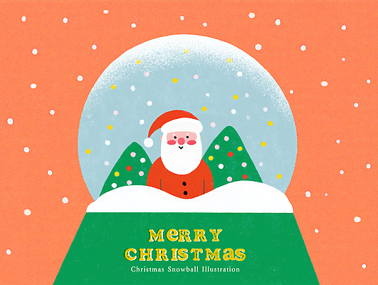 식물 계절 기념일 감정 크리스마스 눈_날씨 장식 공휴일 파일형식 산타클로스 눈덩이 장면 나무 행복 겨울 축제 컬러 선물 연휴 동화 즐거움 희망 기쁨 PSD 국내일러스트 일러스트 스노글로브