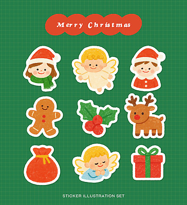 PSD 캐릭터 행복 어린이 컬러 스티커 크리스마스 일러스트 사슴 천사 선물 장식 친구 세트 산타클로스 파티 쿠키 희망 할로윈 축하 생일 국내일러스트 기념일 감정 컨셉 포유류 관계 디저트 사람 이벤트 파일형식