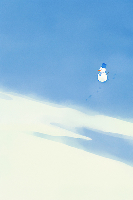 자연요소 계절 컬러 컨셉 모션 날씨 눈_날씨 태양 파일형식 눈사람 겨울 하늘 산 조용 풍경 걷기 뷰티풀 평화 설원 햇빛 그늘 트랙 곰팡이 회색 JPG 국내일러스트 일러스트 눈