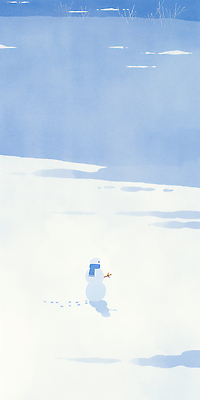 자연요소 계절 컬러 컨셉 날씨 휴식 눈_날씨 노을 생태계 파일형식 눈사람 설원 겨울 풍경 고요 하늘 자취 차가움 자연 산책 조용 흰색 일출 백그라운드 아이디어 JPG 국내일러스트 일러스트 눈