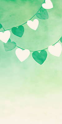 모양 감정 컬러 컨셉 무늬 감각 파일형식 하트 장식 초록색 흰색 백그라운드 사랑 분위기 부드러움 디자인 예술 심플 색감 조화 패턴 뷰티풀 창의성 JPG 국내일러스트 일러스트