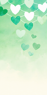 모양 감정 컬러 백그라운드 컨셉 파란색 감각 파일형식 사랑 마음 파란배경 수채화 편안함 장식 디자인 심플 예술 이미지 소통 행복 긍정 창의력 뷰티풀 JPG 국내일러스트 일러스트 하트 초록색