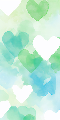 모양 감정 컬러 컨셉 무늬 파란색 미술도구 감각 파일형식 하트 백그라운드 수채화 초록색 하늘색 디자인 그림 부드러움 패턴 사랑 창의성 분위기 모던 독창 심플 예술 장식 물감 JPG 국내일러스트 일러스트