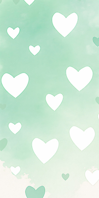 모양 감정 컬러 컨셉 무늬 무게 파일형식 민트색 하트 백그라운드 디자인 사랑 행복 패턴 장식 그림 가벼움 휴식 여유 JPG 국내일러스트 일러스트 초록색