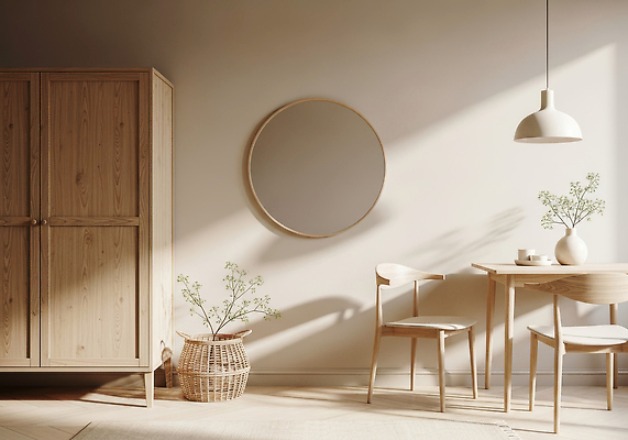 디자인 가구 탁자 내부 태양 감각 CG 파일형식 실내 인테리어 편안함 식탁 의자 화분 바구니 햇빛 공간 편집실사 편집이미지 JPG