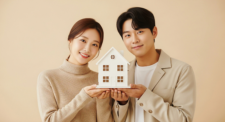 JPG 편집이미지 부부 커플 여자 남자 행복 결혼 가족 신혼부부 미래 주택 따뜻함 사랑 미소 모형 기쁨 꿈 투자 의료성형뷰티 편집실사 감정 컨셉 비즈니스 관계 표정 사람 이벤트 건물 CG 신혼 파일형식