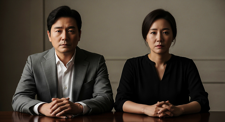 JPG 편집이미지 여자 남자 감정 상의 생각 관계 조명 실내 표정 이야기 대화 사무실 심리 이혼 의료성형뷰티 편집실사 옷 비즈니스 말하기 사람 내부 CG 파일형식