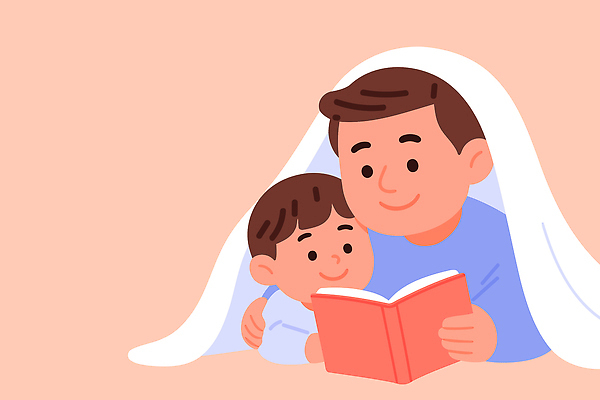 교육 감정 가족 관계 모션 사람 감각 파일형식 벡터 아빠 어린이 책 읽기 독서 따뜻함 행복 시간 공유 담요 편안함 이야기 상상력 유대감 사교 놀이 학습 사랑 순간 국내일러스트 일러스트 AI파일