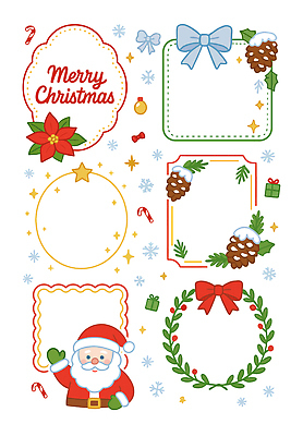 디자인 별 스티커 크리스마스 겨울 일러스트 초 프레임 선물 잔디 장식 산타클로스 축제 황금 즐거움 송편 포인세티아 가벼움 국내일러스트 AI파일 자연요소 식물 계절 기념일 꽃 감정 떡 무게 파일형식 벡터