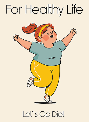 라이프스타일 여자 행복 다이어트 일러스트 건강 운동 활발 기쁨 자신감 변화 목표 비만 즐거움 긍정 심리 식습관 국내일러스트 AI파일 감정 컨셉 사람 생활 몸매 파일형식 벡터