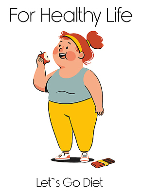 여자 행복 다이어트 일러스트 디저트 건강 미소 운동 초콜릿 식사 변화 목표 사과 즐거움 긍정적 식습관 국내일러스트 AI파일 감정 음식 컨셉 과일 표정 사람 파일형식 벡터