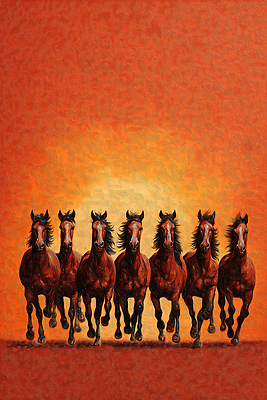 자연요소 컬러 컨셉 모션 태양 노을 생태계 파일형식 말_게임 일몰 주황색 속도 생명 달리기 동물 풍경 자연 에너지 힘 뷰티풀 초원 조화 강렬 장면 힘찬 햇빛 JPG 국내일러스트 일러스트