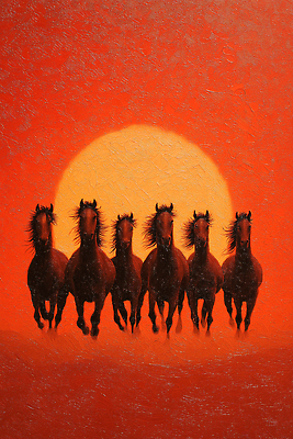 자연요소 스포츠 컨셉 모션 촬영기법 노을 야간 생태계 파일형식 말_게임 일몰 달리기 실루엣 저녁 백그라운드 자연 풍경 자유 힘 뷰티풀 컬러 초원 동물 예술 표현 역동적 승마 조화 JPG 국내일러스트 일러스트