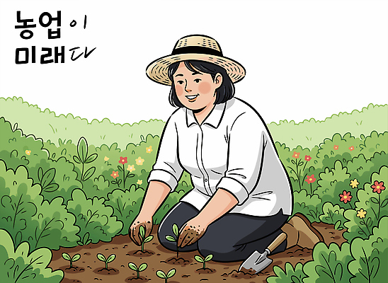 식물 손 여자 화초 농업 일러스트 자연 미래 씨앗 친구 농장 환경 농사 기계 흙 장비 수확 성장 작업 원예 인내 국내일러스트 AI파일 산업 컨셉 관계 사람 취미 신체부위 생태계 파일형식 벡터