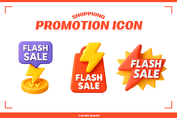 PSD 편집이미지 디자인 컬러 이벤트 쇼핑 세일 체험 고객 알림 관심 마케팅 프로모션 편집3D 컨셉 3D 파일형식