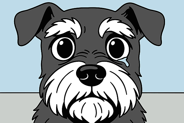 동물 행복 감정 일러스트 생명 표정 사랑 반려동물 귀여움 슬픔 개 강아지 울음 눈물 걱정 파란배경 순간 국내일러스트 AI파일 백그라운드 컨셉 포유류 파란색 파일형식 벡터