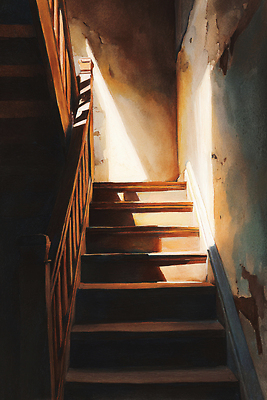 식물 건축물 컨셉 태양 파일형식 계단 햇빛 벽 나무 건물 질감 공간 따뜻함 오후 앤티크 그림자 색채 그림 조명 감성 디자인 예술 건축 국내일러스트 일러스트 JPG