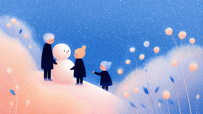 계절 감정 겨울 관계 눈_날씨 표정 풍경 생태계 파일형식 눈사람 모션 행복 웃음 즐거움 하늘 눈꽃 도전 외출 놀이 가족 친구 자연 따뜻함 설경 컬러 국내일러스트 일러스트 JPG