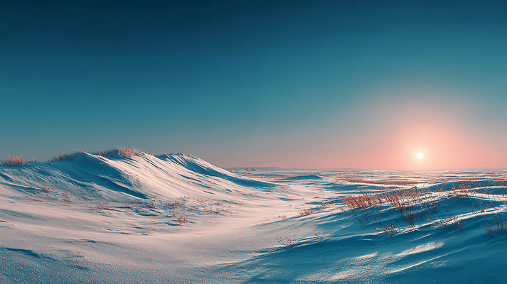 자연요소 계절 날씨 산 눈_날씨 태양 야간 CG 생태계 파일형식 겨울 저녁 노을 평원 풍경 햇빛 뷰티풀 고요 자연 야외 하늘 언덕 편집실사 편집이미지 JPG 설원 설산 눈