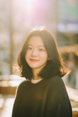 JPG 편집이미지 여자 행복 거리 미소 일상 햇빛 머리카락 카메라 분위기 셀프카메라 뷰티풀 소프트 의료성형뷰티 편집실사 감정 컨셉 표정 사람 라이프 전자제품 태양 머리 사진촬영 CG 파일형식