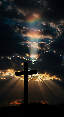 주간 자연요소 종교 컨셉 태양 야간 CG 생태계 파일형식 십자가 하늘 햇빛 빛 평화 자연 아침 저녁 장면 분위기 기독교 상징 편집실사 편집이미지 JPG 무지개 천주교