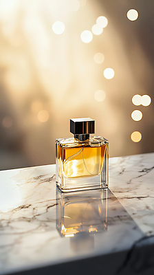 JPG 편집이미지 디자인 백그라운드 탁자 조명 인테리어 반사 고급 우아함 상품 향수 오브젝트 장면 뷰티풀 편집실사 AI컴퓨터그래픽 AI콘텐츠 가구 컨셉 화장품 CG 파일형식