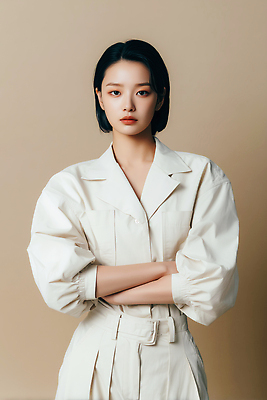 JPG 모델 편집이미지 패션 포즈 백그라운드 뷰티 팔짱 촬영 고급 의료성형뷰티 스타일 세련 편집실사 컨셉 모션 CG 파일형식