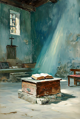 식물 종교 가구 컨셉 종교용품 종교건축 건물 야간 파일형식 교회 성경 탁자 빛 분위기 나무 기도 평화 내부 저녁 고요 예배 장면 기독교 국내일러스트 일러스트 JPG