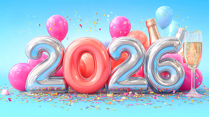 편집이미지 감정 컨셉 관계 놀이 주류 이벤트 건물 연도 파일형식 2026년 새해 축하 장식 풍선 샴페인 파티 컬러 기념일 축제 불꽃놀이 주택 친구 모임 즐거움 이미지편집 JPG