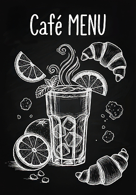 계절 아시아 음식 빵 과일 미술 상점 감각 그림 파일형식 카페 메뉴 음료 크루아상 여름 레몬 편안함 디저트 시원함 요리 차가움 한국 스케치 신선 국내일러스트 JPG 일러스트 초크아트