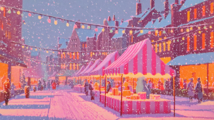 자연요소 계절 기념일 감정 음식 다수 컨셉 관계 날씨 사람 파일형식 크리스마스 겨울 시장 분위기 여러명 천막 상점 장식 조명 축제 판매 즐거움 가족 친구 따뜻함 디저트 쇼핑 거리 국내일러스트 일러스트 JPG 마을 눈