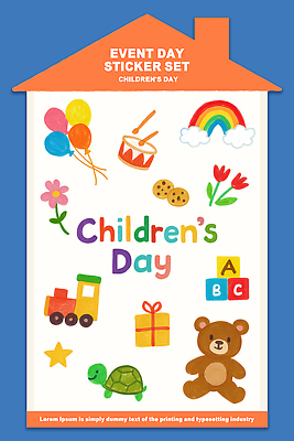 PSD 디자인 기념일 꽃 예술 컬러 스티커 일러스트 선물 장식 장난감 파티 곰인형 색칠 어린이날 즐거움 기념품 풍선 상상력 창작 국내일러스트 식물 감정 인형 이벤트 오브젝트 파일형식