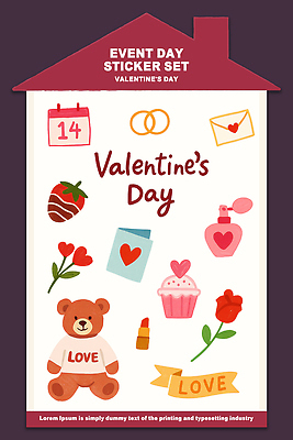 PSD 커플 기념일 스티커 데이트 일러스트 발렌타인데이 사탕 선물 사랑 이벤트 장식 장미 케이크 곰인형 달력 하트 축하 편지 향수 국내일러스트 모양 꽃 감정 인형 컨셉 관계 데이이벤트 디저트 화장품 파일형식