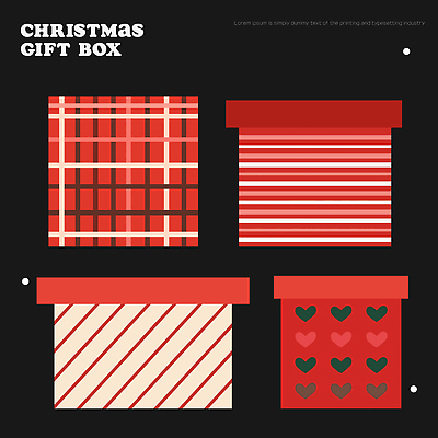 디자인 계절 기념일 컬러 크리스마스 패턴 일러스트 포장 선물 이벤트 장식 쇼핑 인테리어 상자 귀여움 축제 즐거움 질감 연말 스타일 국내일러스트 AI파일 감정 컨셉 무늬 파일형식 벡터